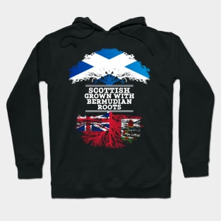 Scottish Grown With Bermudian Roots - Gift for Bermudian With Roots From Bermuda Hoodie